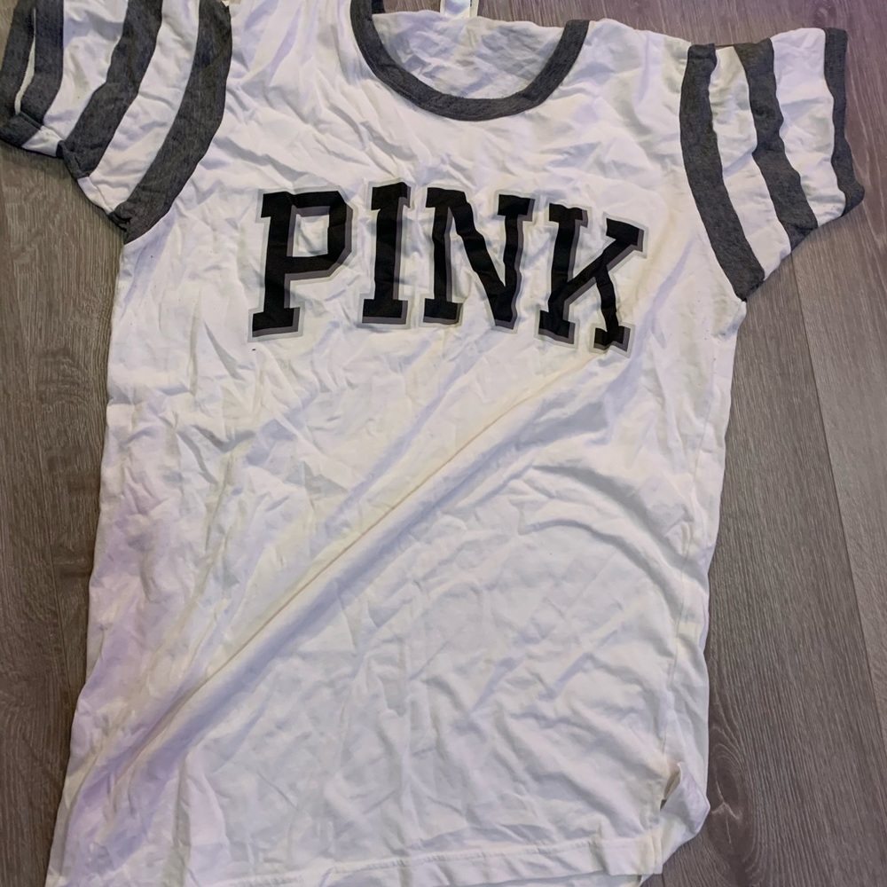 White and grey shirt